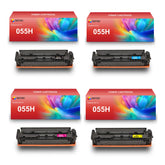 Compatible Canon 055H 4 Colour Toner Multipack